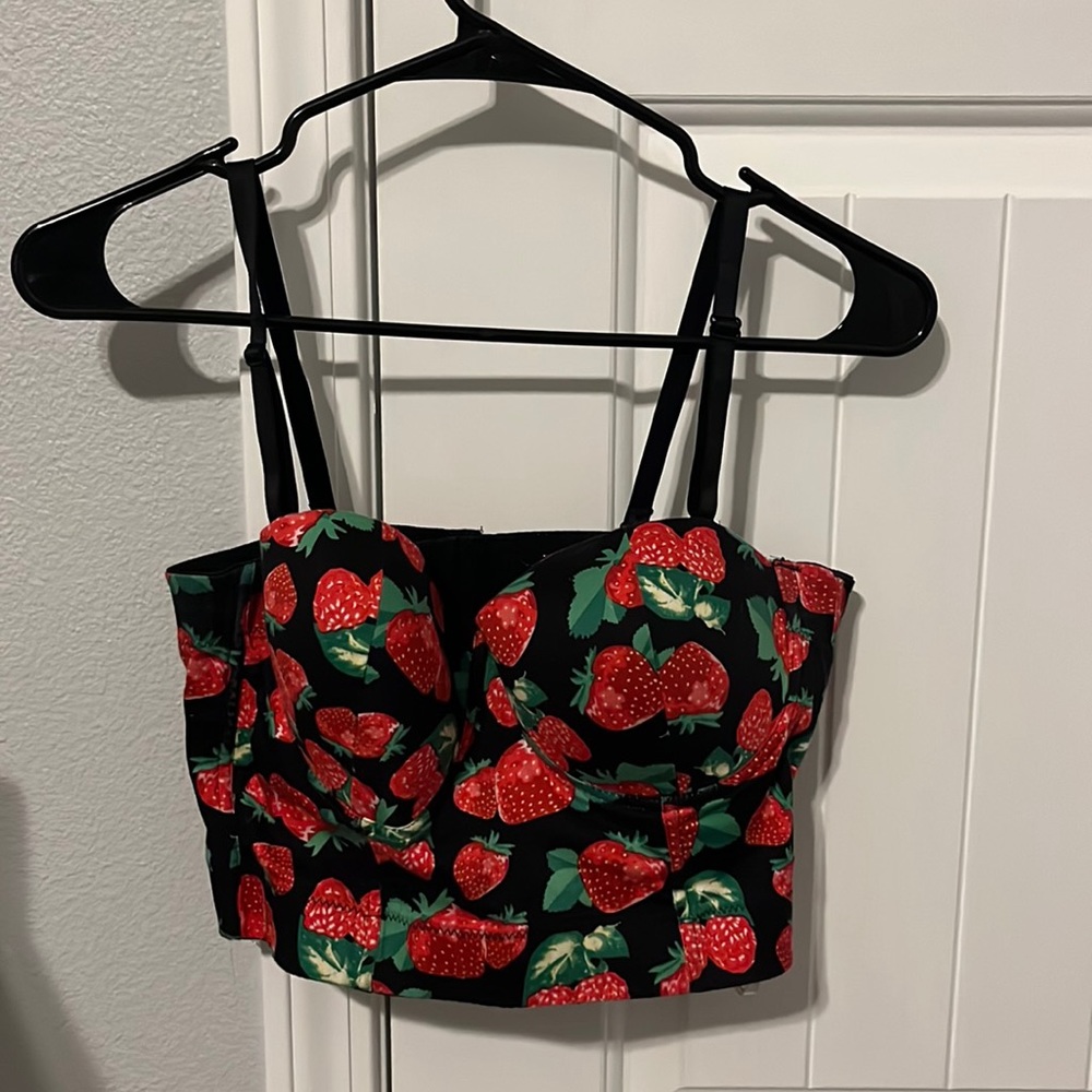 Strawberry Corset Top